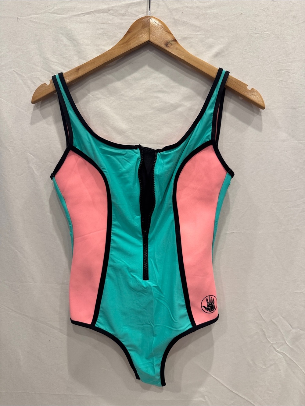 Body Glove Teal & Pink Colorblock One-Piece Swimsuit